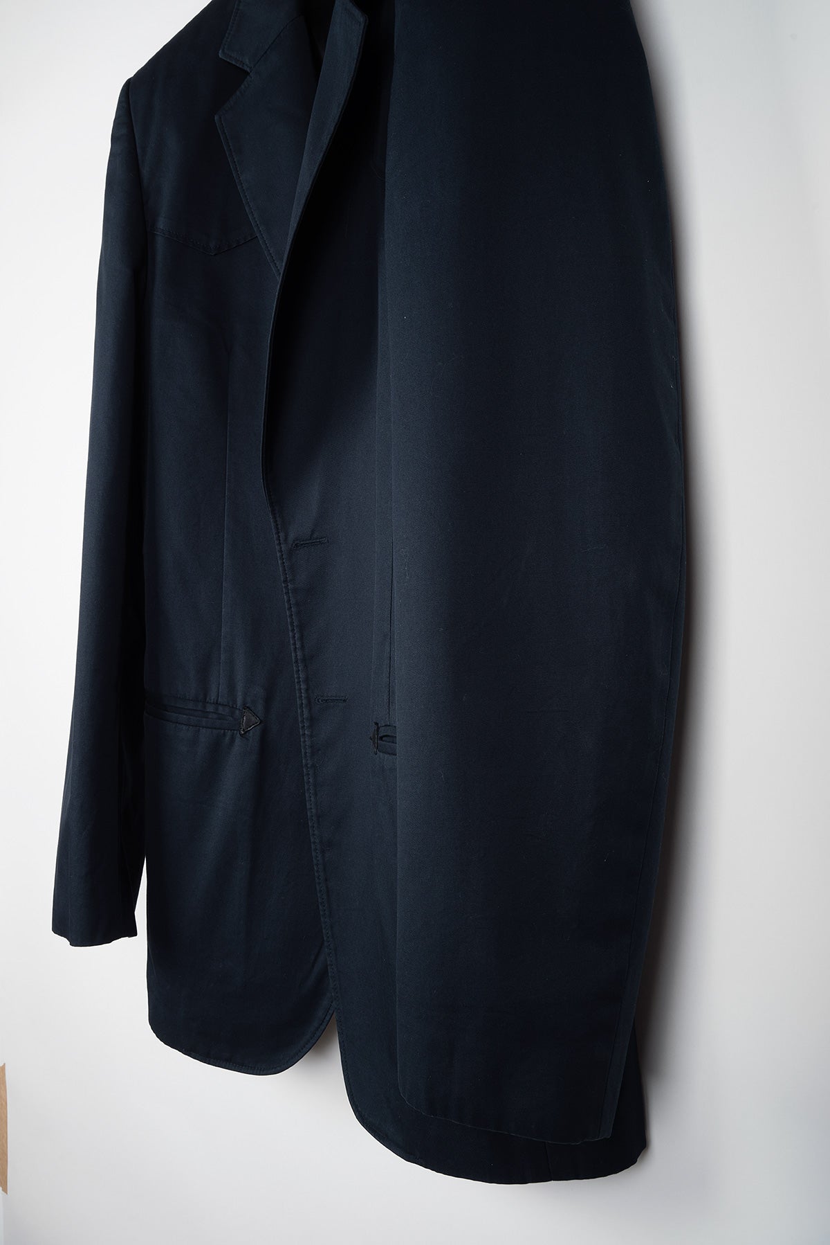 2005 S/S FRONT YOKE WESTERN SUIT IN BLUE COTTON