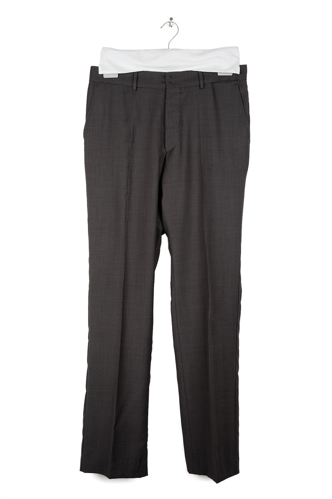 2001 A/W ANATOMIC GLEN PLAID TROUSERS IN FINEST WOOL