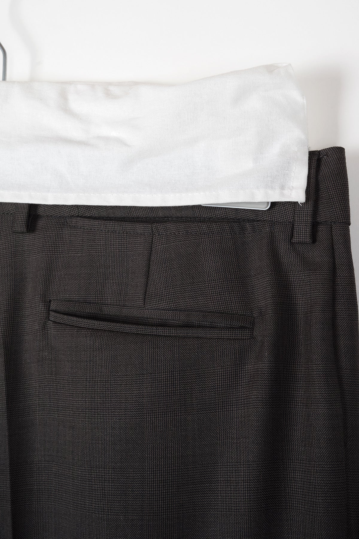 2001 A/W ANATOMIC GLEN PLAID TROUSERS IN FINEST WOOL
