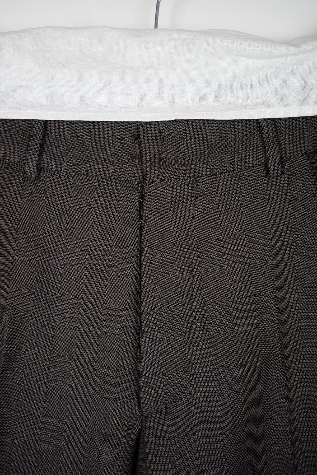 2001 A/W ANATOMIC GLEN PLAID TROUSERS IN FINEST WOOL