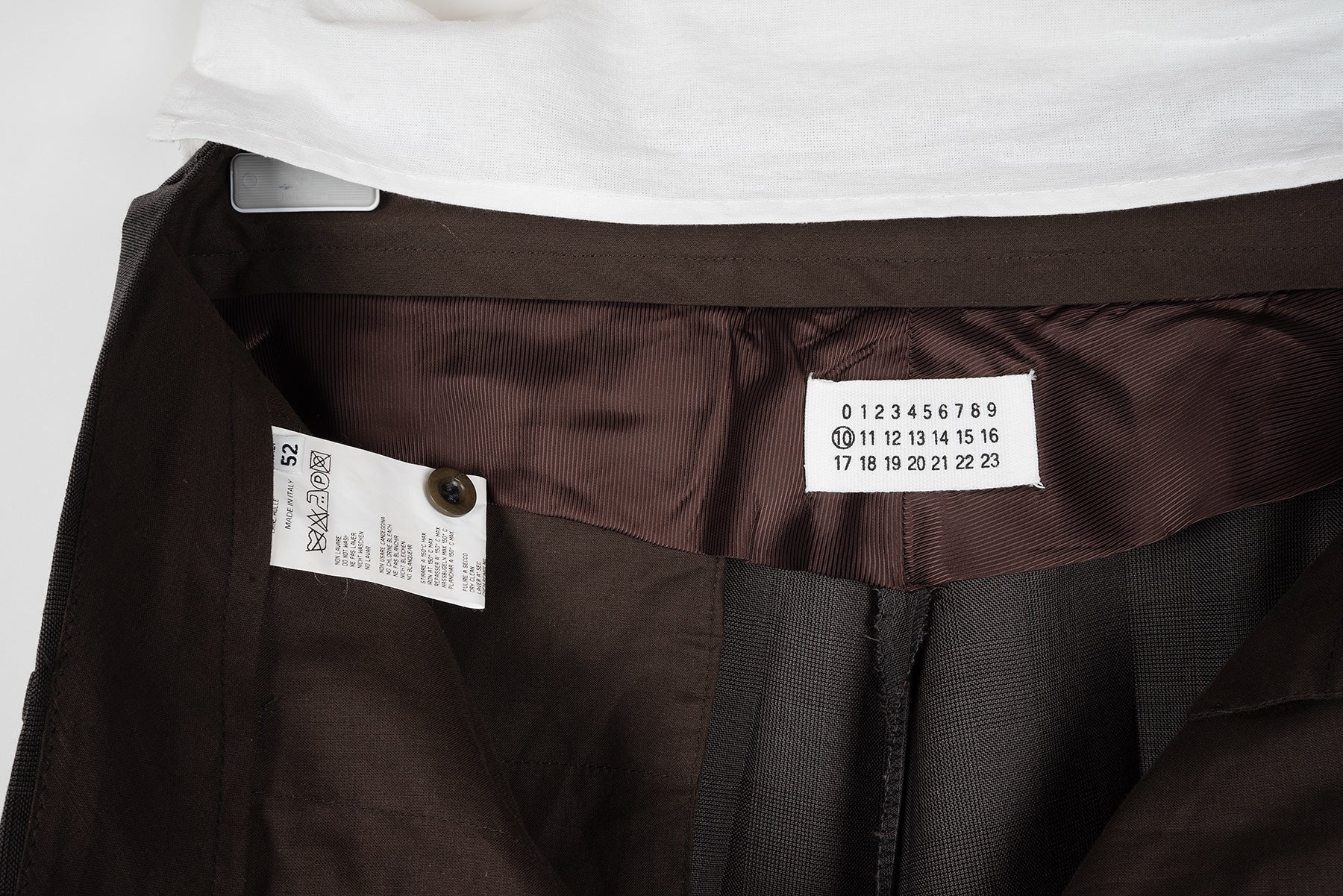 2001 A/W ANATOMIC GLEN PLAID TROUSERS IN FINEST WOOL