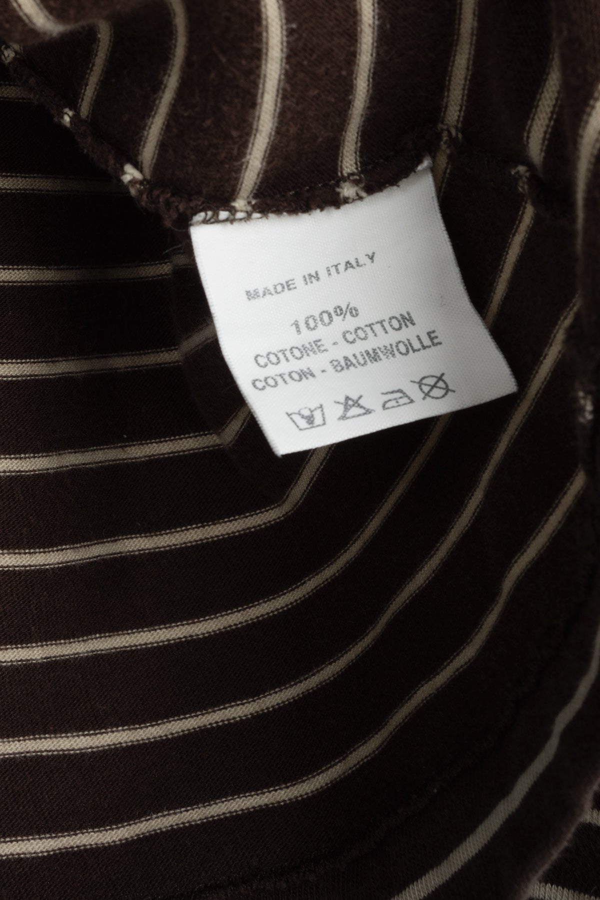 2001 A/W STRIPED LONG-SLEEVE TOP IN COTTON BY MISS DEANNA