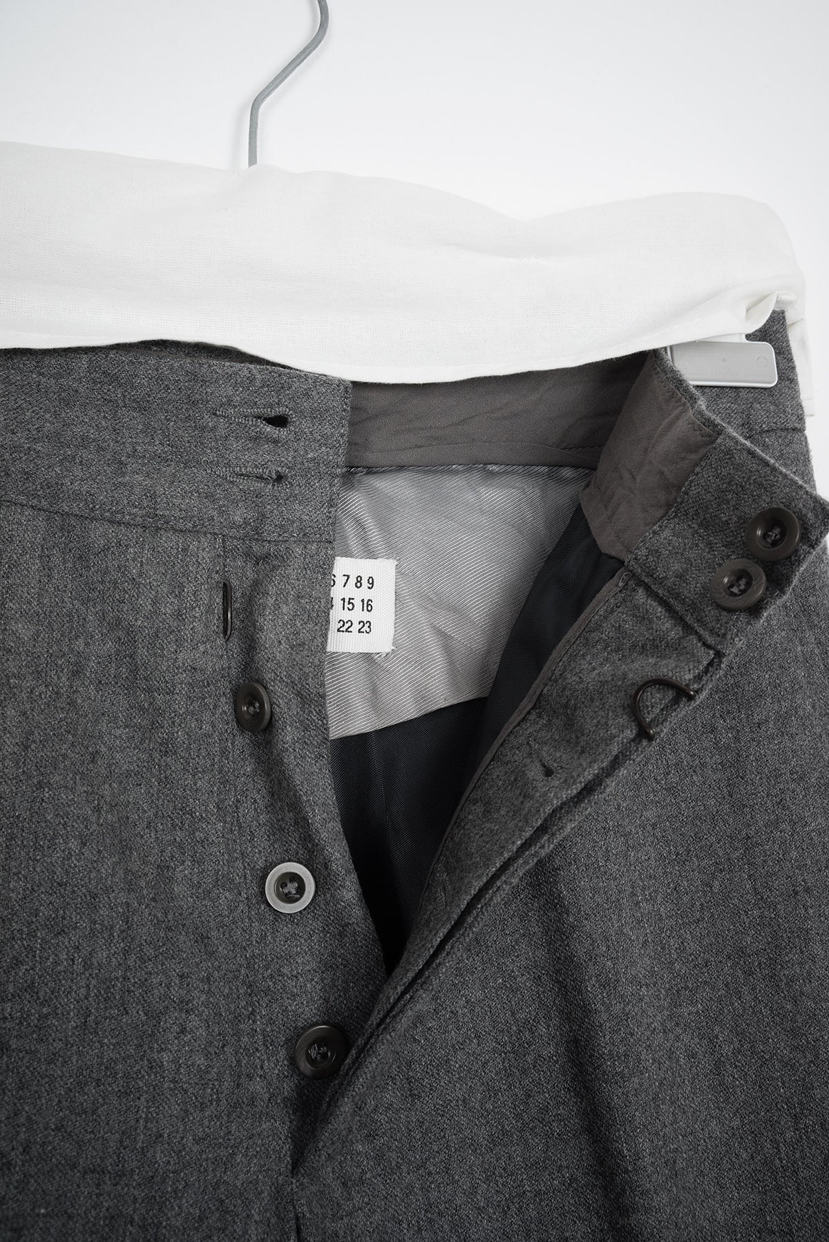 2001 A/W ANATOMIC TROUSERS IN WOOL