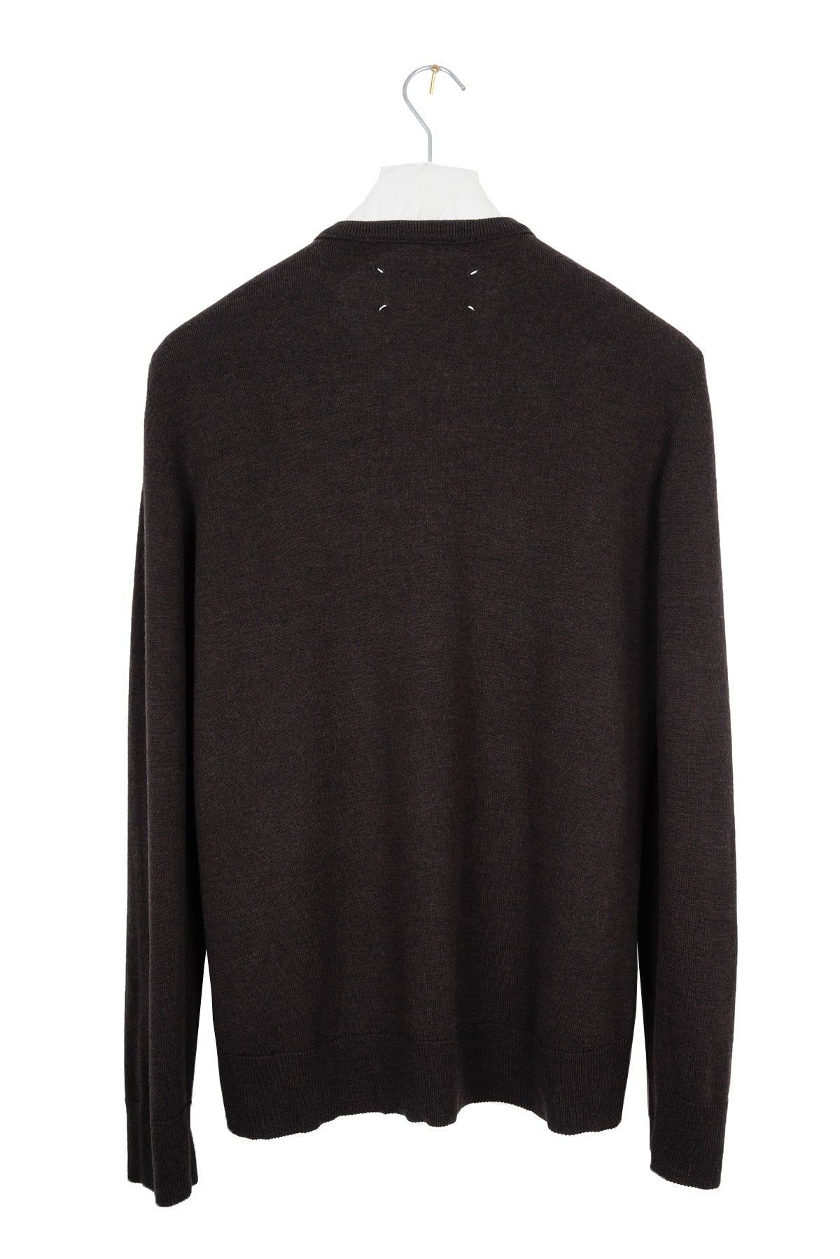 2004 A/W ANATOMIC V-NECK SWEATER WITH SHOULDER SEAM DETAIL