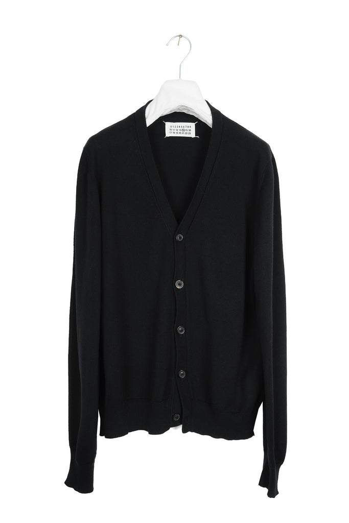 2010 S/S BLACK CARDIGAN WITH 3D SLEEVES IN COTTON AND SILK