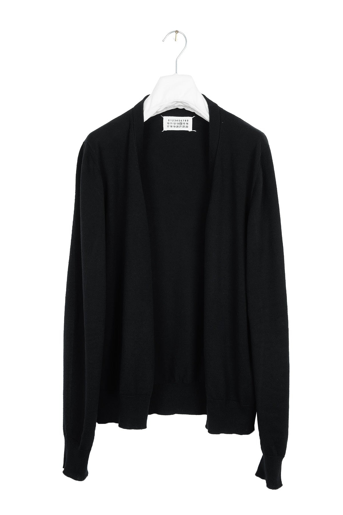 2010 S/S BLACK CARDIGAN WITH 3D SLEEVES IN COTTON AND SILK