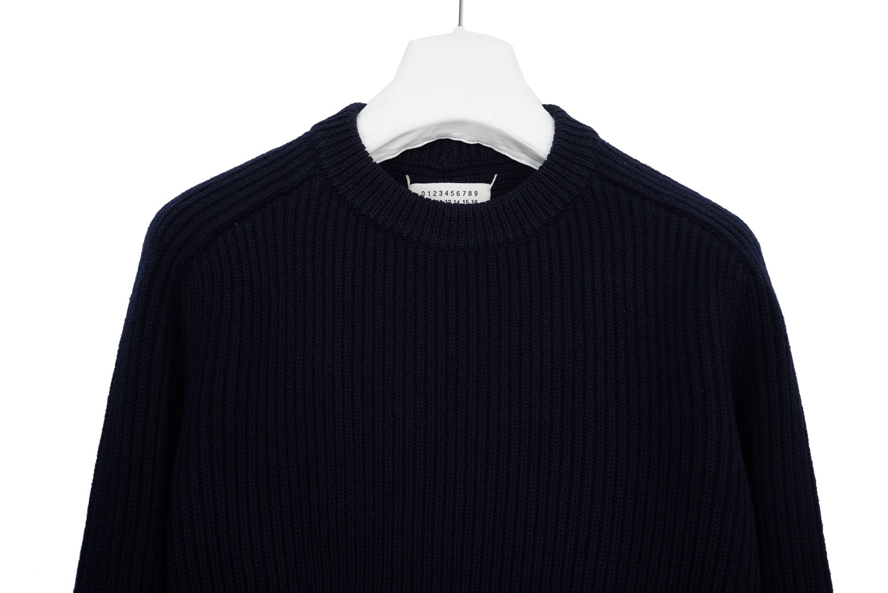 2000 A/W MILITARY NAVY CREWNECK WITH HAMMER SLEEVES BY MISS DEANNA