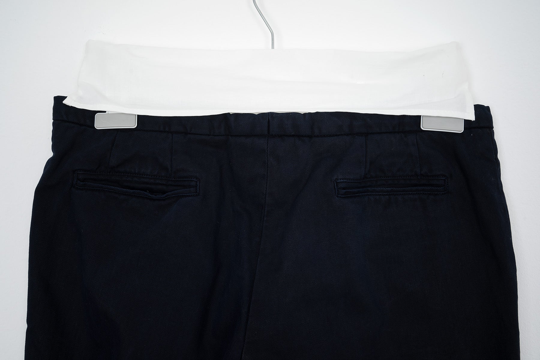 2007 A/W NAVY BLUE TROUSERS IN HEAVY TWILL COTTON
