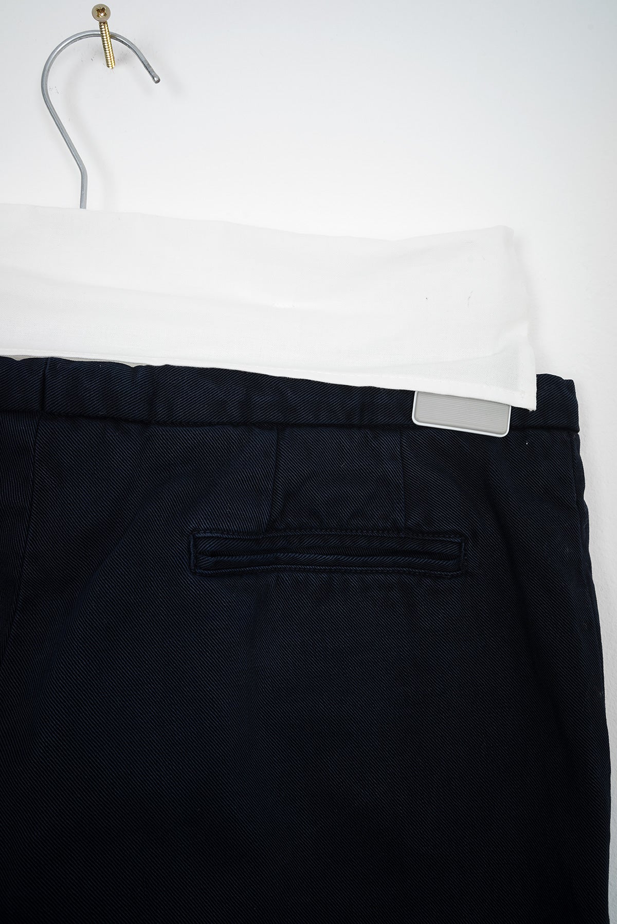 2007 A/W NAVY BLUE TROUSERS IN HEAVY TWILL COTTON