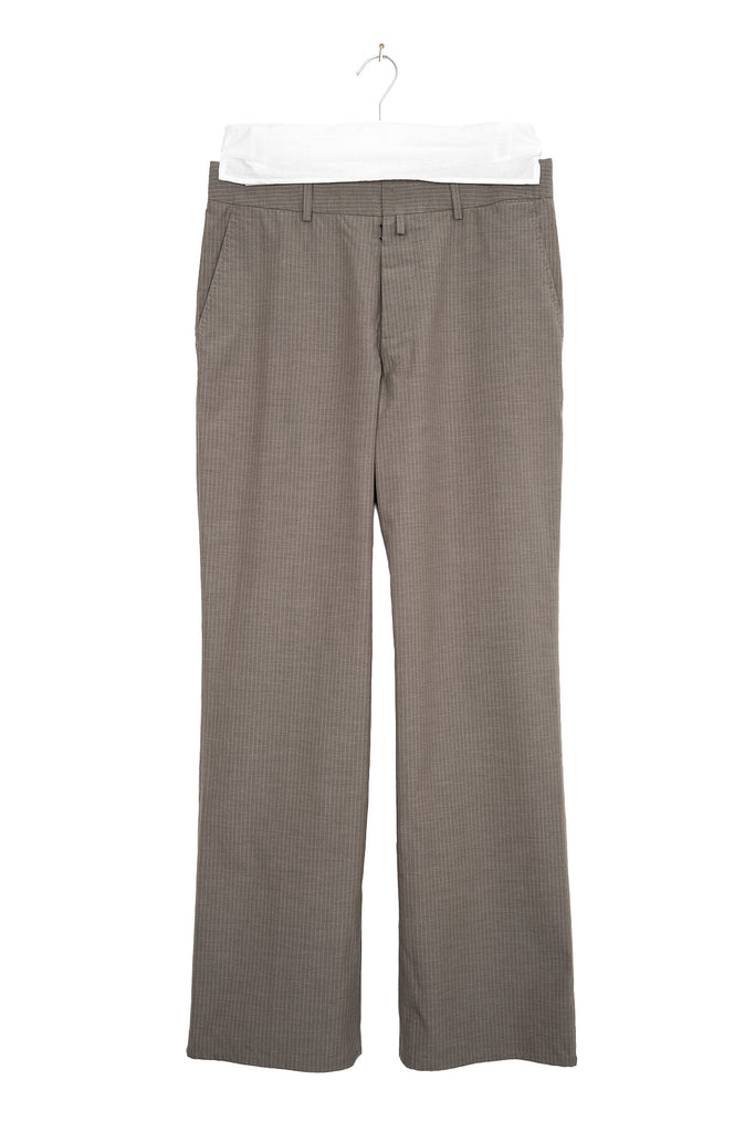 2002 S/S ANATOMIC TROUSERS IN STRIPED COTTON
