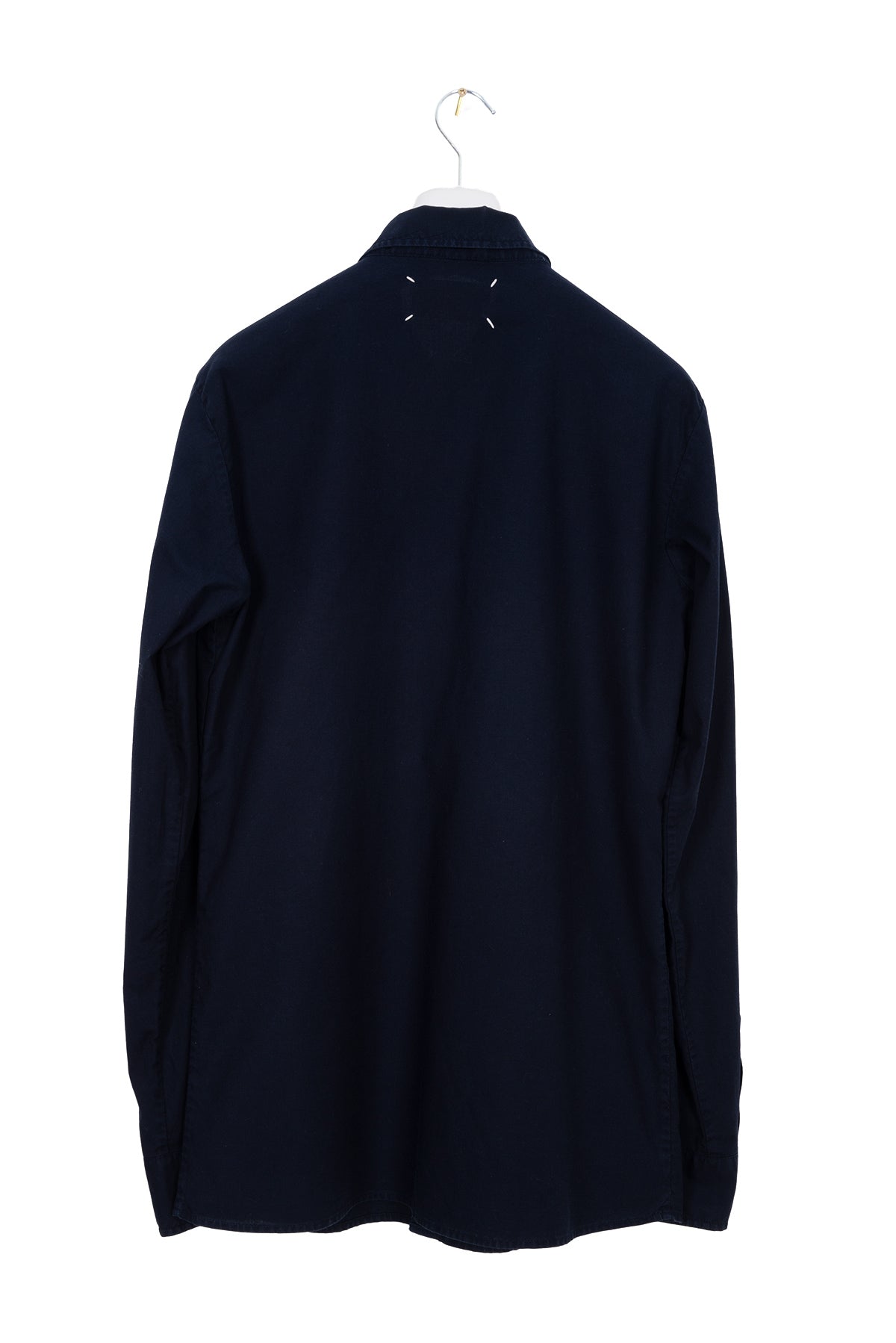 2004 S/S BUTTON-DOWN COLLAR CLASSIC SHIRT IN NAVY BLUE