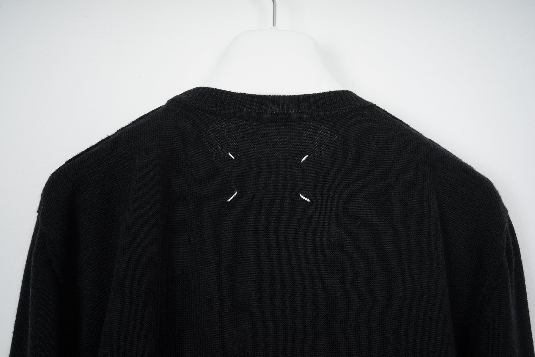 2007 A/W DIAMOND PATTERN BLACK CREWNECK