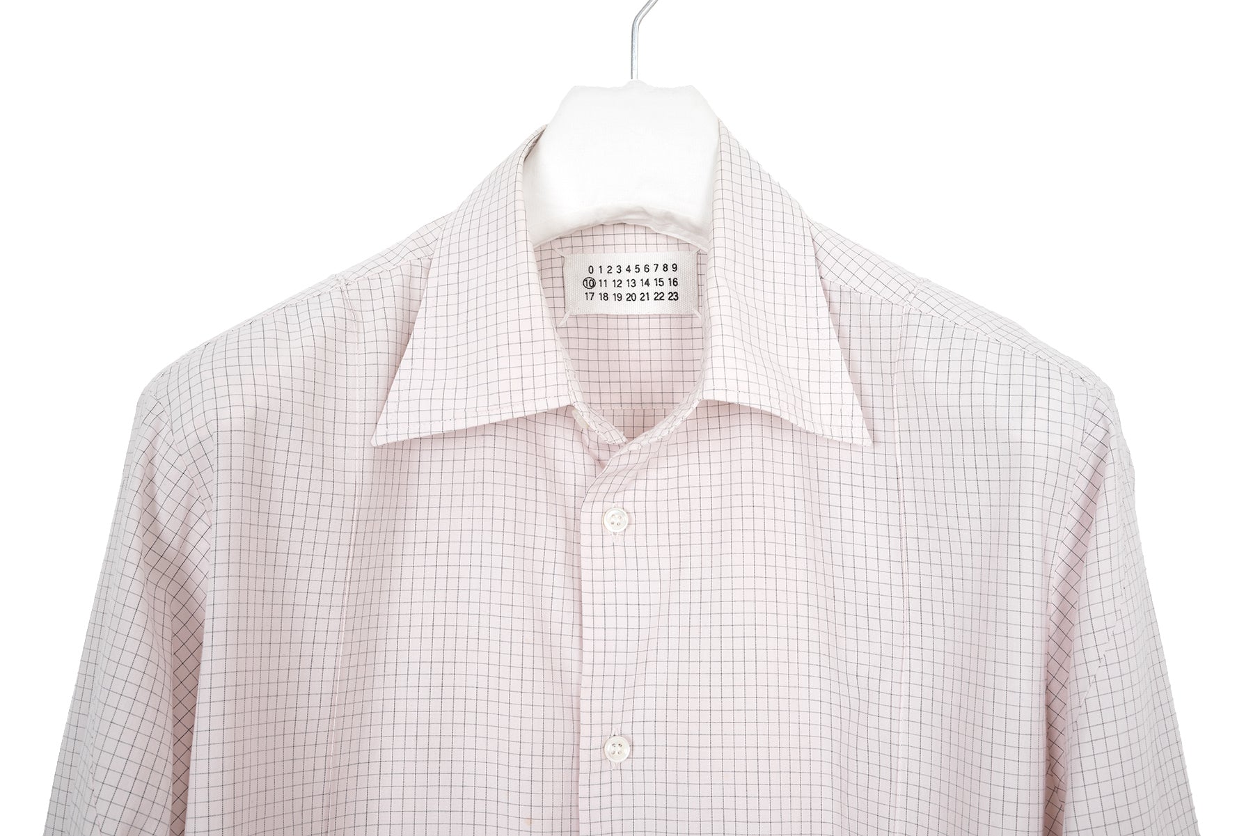 2004 S/S PATCHWORK GRID COTTON SHIRT