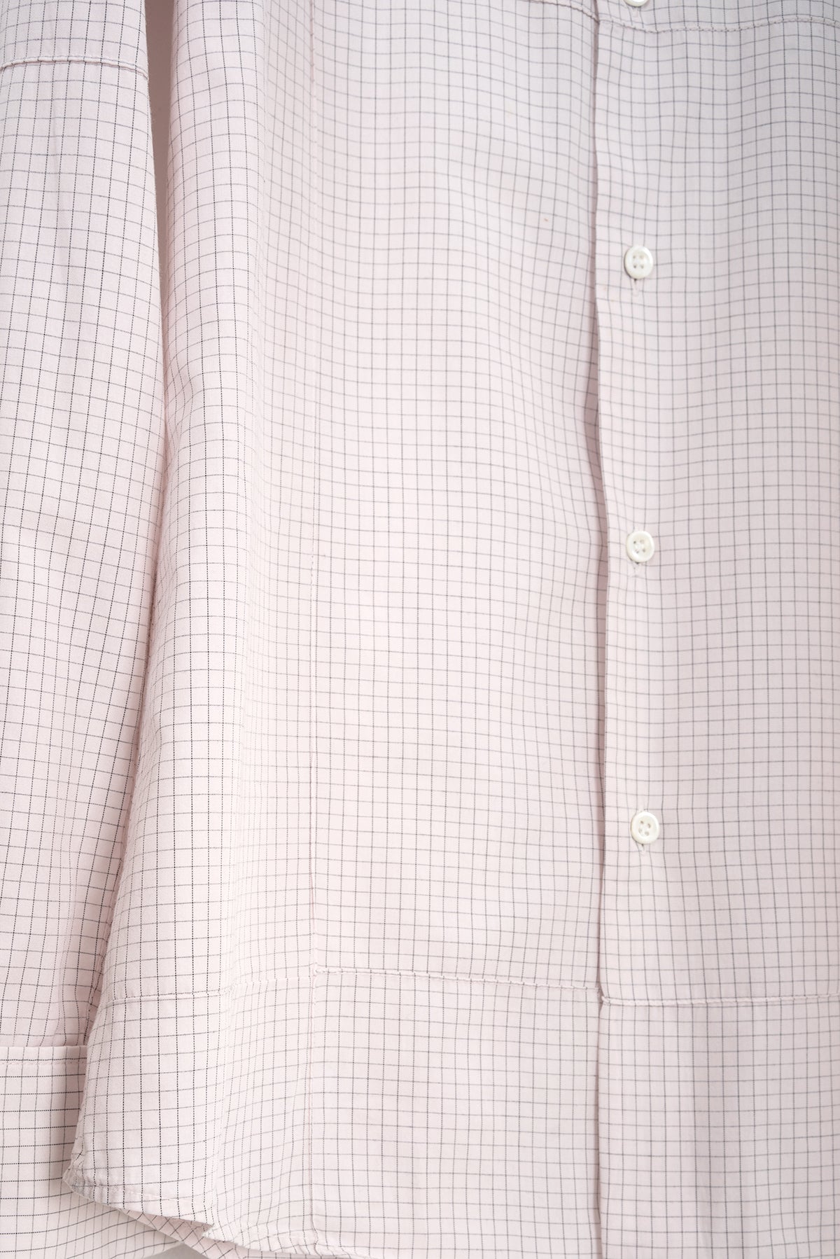 2004 S/S PATCHWORK GRID COTTON SHIRT