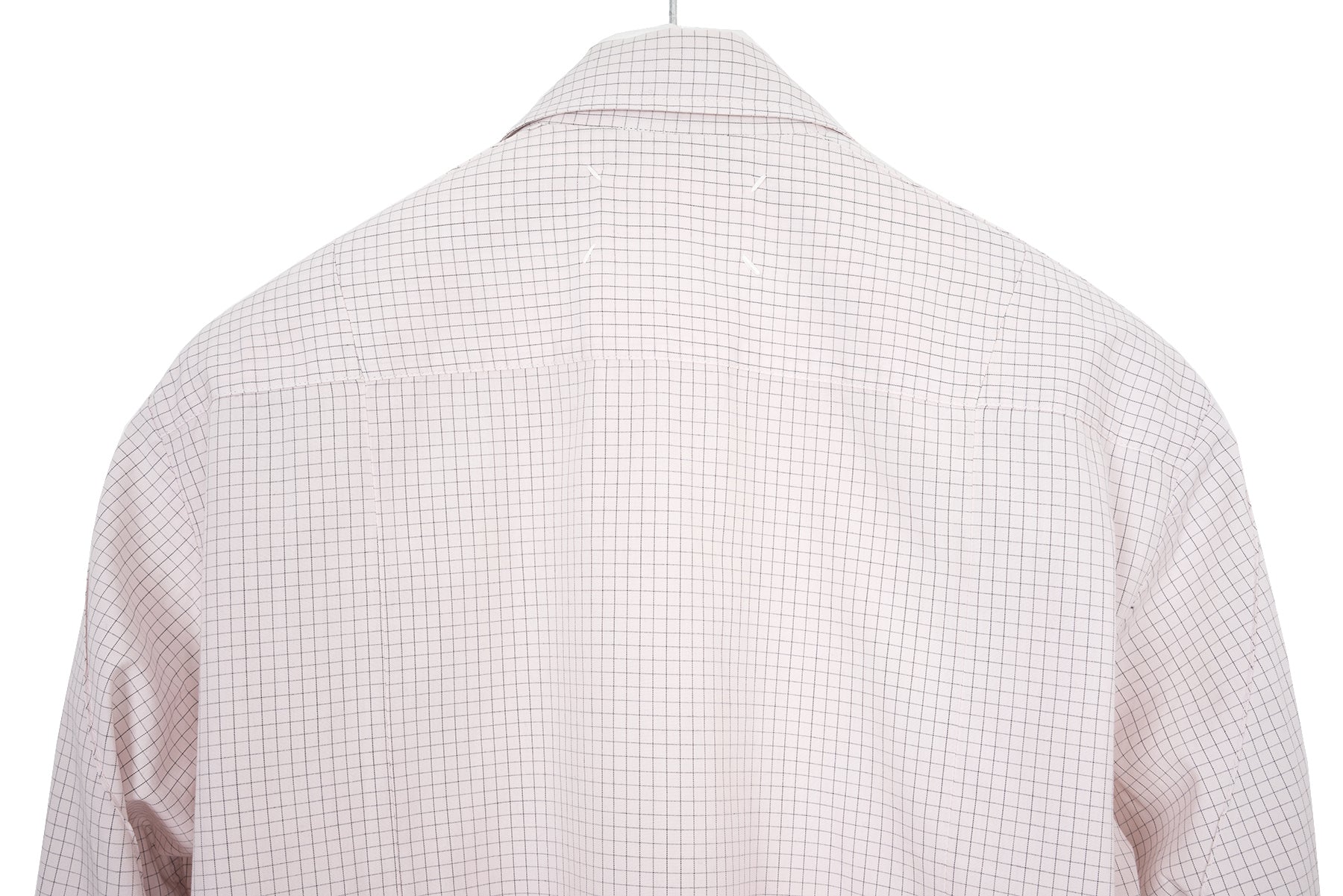 2004 S/S PATCHWORK GRID COTTON SHIRT