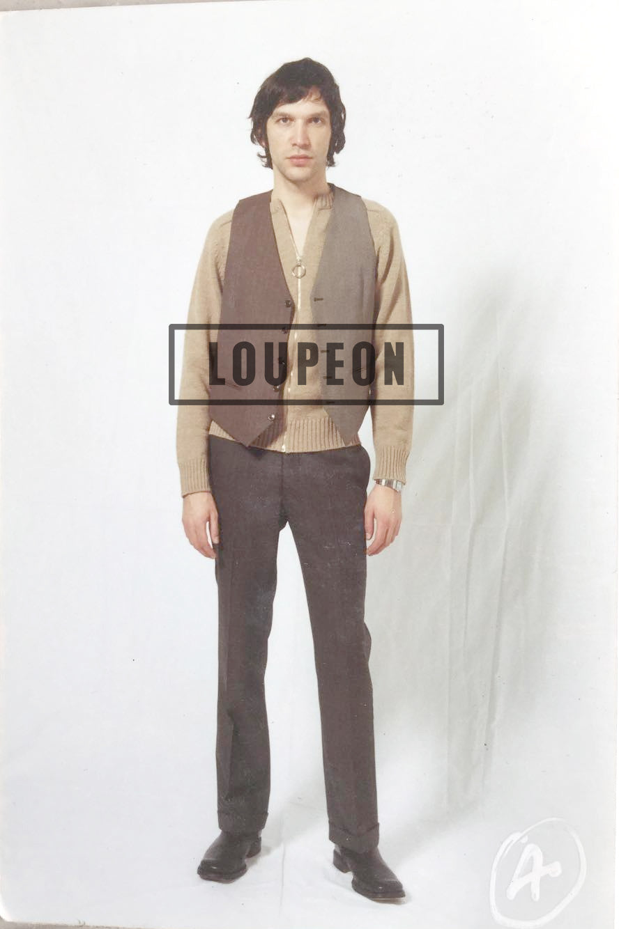 2001 A/W ANATOMIC GLEN PLAID TROUSERS IN FINEST WOOL